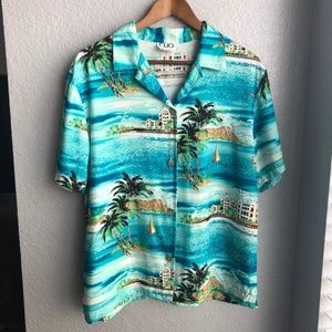 Vintage Clio Hawaiian Button Down Shirt